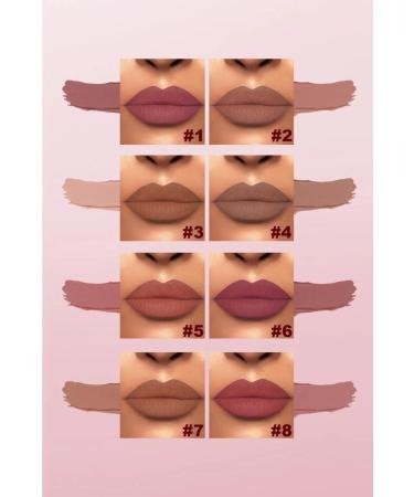 Meyras Touch Hat Design 8-Piece Liquid Lipstick Set - Buy Online on GoSupps.com