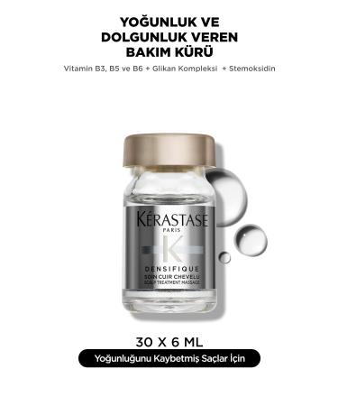 Kerastase Densifique Cure Densifique Densifique Densifying and Volumizing Care Cure 6mlx30 6ml*30