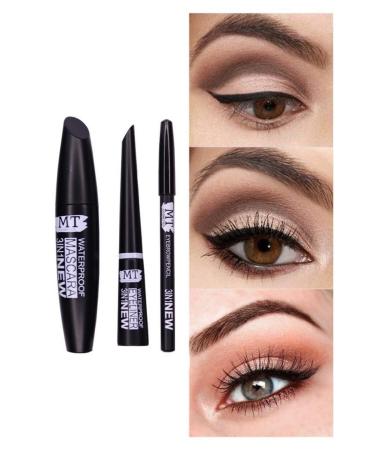 Meyras Touch 3 In 1 Waterproof Mascara Pencil Eyeliner Set - Buy Online on GoSupps.com