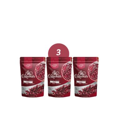 Little Crunchies Freeze Dried Pomegranate 3 Pack - Freeze Dried - 3x30 Gr.