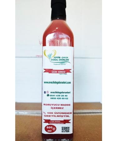 DERS M OVACIK NATURAL PRODUCTS NATURAL GRAPE VINEGAR (500ML)