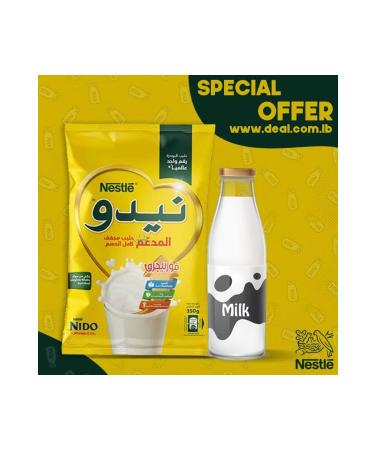 Nestle Nido Milk Powder 350gr - Buy Online on GoSupps.com