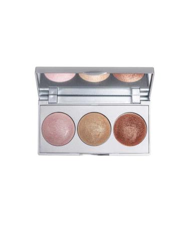 Golden Rose Evenly Spreading Permanent Natural Brightening Illuminator Palette-Pink Gold Bronze eleg.1753