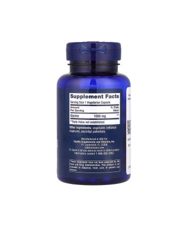 Life Extension Glycin.e 1000 Mg 100 Vegetarian Capsules - Buy Online on GoSupps.com