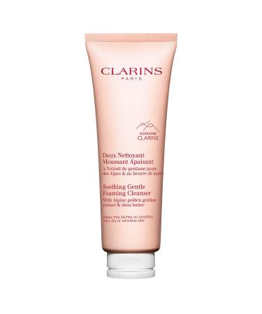 Clarins SOOTHING GENTLE FOAMING CLEANSER 125 ML- Soothing and Gentle Cleanser for Dry Skin - Buy Online on GoSupps.com