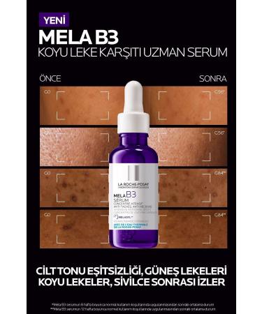 La Roche Posay MELA B3 ANTI-DARK SPOT REDUCING REPAIRING SERUM-30ML PASSI.3301 - Buy Online on GoSupps.com