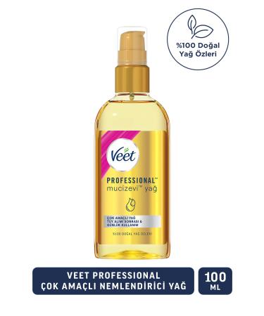 Veet Professional Miraculous Oil - Multi-Purpose Moisturizing Care Oil 100 ml