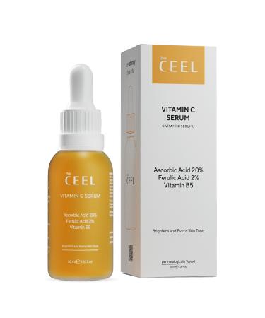 The Ceel Anti-Spot Brightening Vitamin C Serum Glutathione Ferulic Acid Ascorbic Acid 30 ml - Buy Online on GoSupps.com