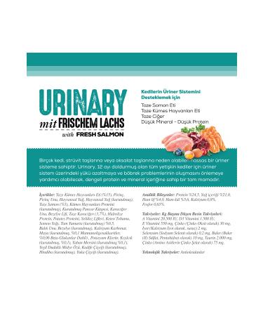Nutri Feline Urinary Fresh Salmon Supplementary Dry Cat Food 2 Kg - German Production - Buy Online on GoSupps.com