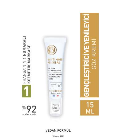 Yves Rocher Regenerating Anti-Aging Herbal Stem Cell Care Anti-age Global - Caffeine&vitamin E - Eye Cream