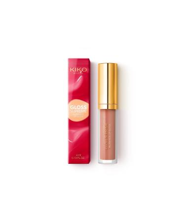 KIKO Gloss Supreme Plush Kiss Lip Gloss-Nourishing & Moisturizing Shiny Finish Lip Gloss 4ML