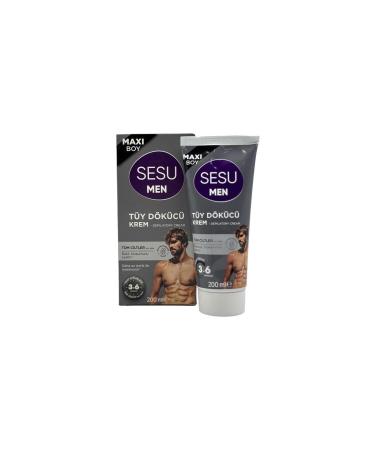 Sesu Men Maxi Boy Hair Removal Cream for All Skin Types 200 ml