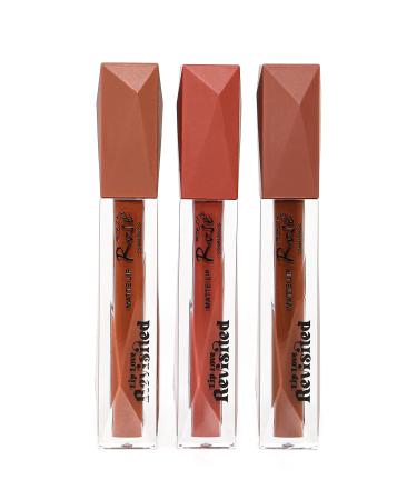 Cosha Beauty Rose Revisited 3-Pack Matte Long-Lasting Lipstick Set