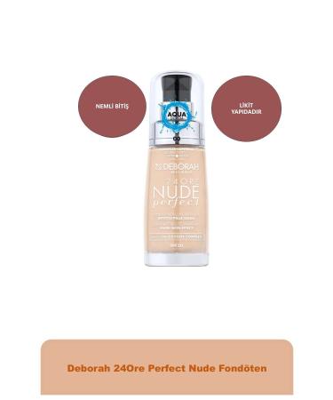 Deborah 24Ore Perfect Nude Foundation No: 00 ivory 8009518364637