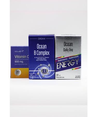 Ocean B Complex - Ocean Daily One Energy - Vitamin C 500 mg