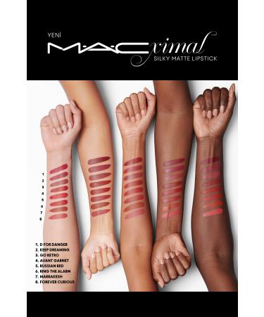 Mac M a cx mal Silky Matte Lipstick Moisturizing Effect Intense Color Lipstick - Avant Garnet - Buy Online on GoSupps.com