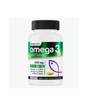 GreenFarma Green Farma Omega 3 Ultimate 50 Softgel - Buy Online on GoSupps.com