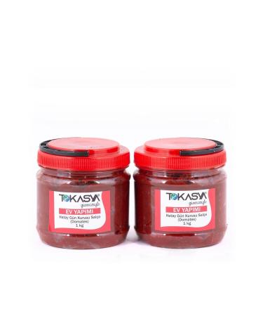 tokasya Homemade Hatay Sun Dried Tomato Paste (Tomato) 1 kg (2 Jars)