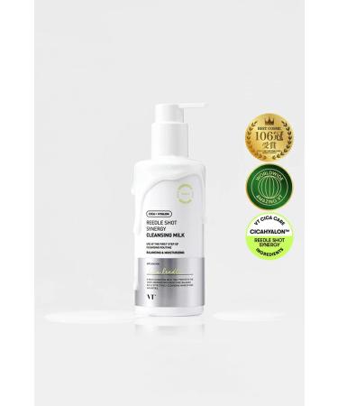 VT COSMETICS VT REEDLE SHOT SYNERGY CLEANSING MILK 200ML - Buy Online on GoSupps.com