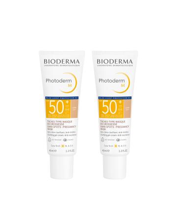 Bioderma Photoderm M Spf 50+ Light Sun Cream 40 ml 2 Pieces