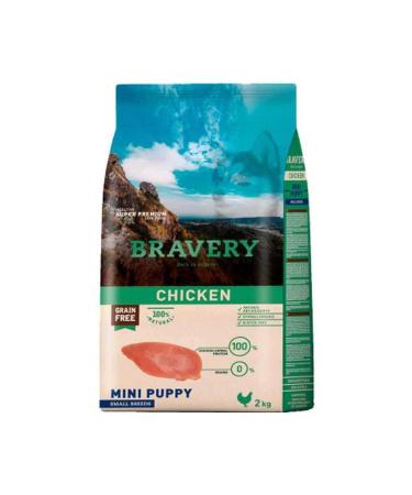 Bravery Grain Free Chicken Small Breed Puppy Food 2 Kg