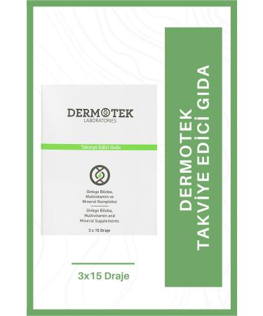 Dermotek Multicomplex Hair Vitamin 45 Dragees Containing Biotin Selenium Ginkgo Biloba Keratin - Buy Online on GoSupps.com