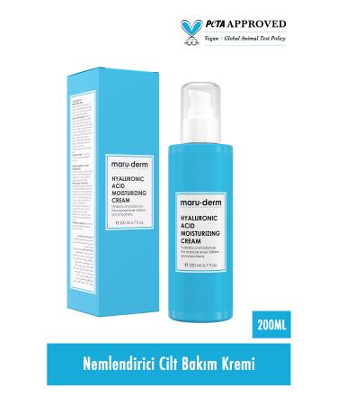 Maru.Derm Maruderm Hyaluronic Acid Moisturizing Face and Body Skin Care Cream 200 Ml - Buy Online on GoSupps.com