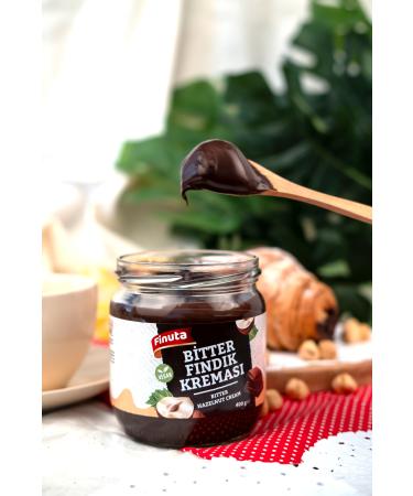 FINUTA Finuta Bitter Hazelnut Cream 400 gr Gluten-free Palm Oil-free