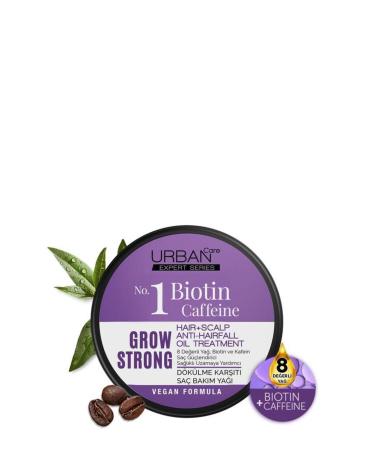 Urban Care Expert Biotin And Caffeine Grow Strong Hair Strengthening Care Oil-vegan-240ml - Buy Online on GoSupps.com