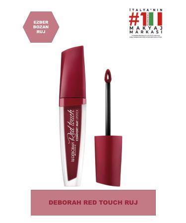 Deborah Red Touch Liquid Lipstick No:09 Burgundy