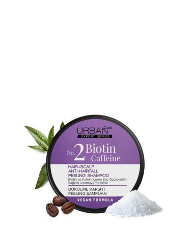 Urban Care Expert Biotin And Caffeine Anti-Hair Loss Purifying Peeling Shampoo-vegan-200 ml - Buy Online on GoSupps.com
