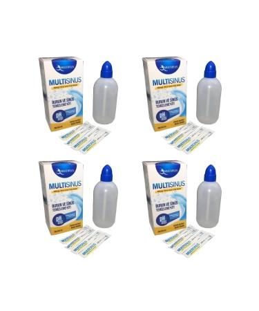 Multiplus Multi Sinus Rinse Nose and Sinus Cleaning Kit 4 Pack