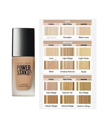 Avon Power Stay Matte Foundation 30ml. 355g Light Caramel - Buy Online on GoSupps.com