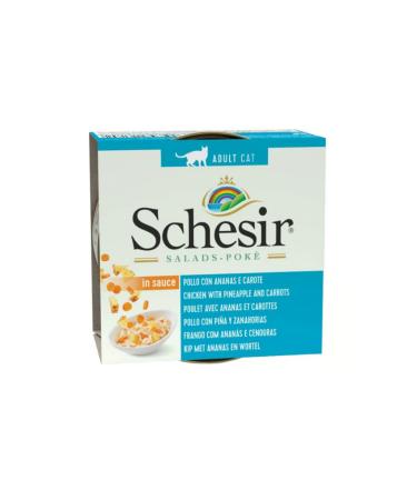 Schesir Salads Poke Chicken Pineapple Carrot Cat Salad 85 gr