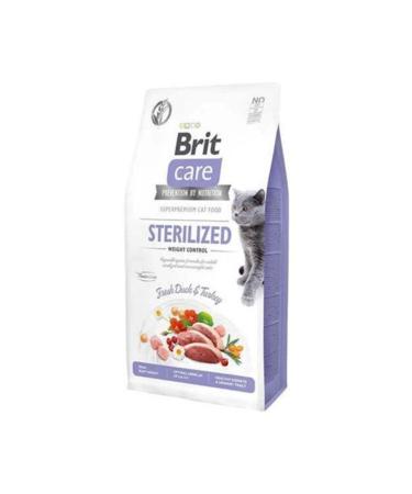 Brit Care Grain Free Sterilized Weight Control Duck Cat Food 6 1 Kg