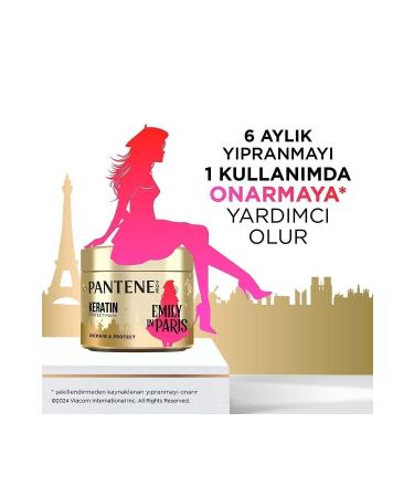 Pantene Emily in Paris Keratin Protective Mask 200 ML - Buy Online on GoSupps.com