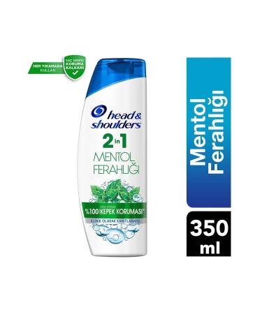 Head and Shoulders Menthol Freshness 2 in 1 Anti-Dandruff Shampoo 350 Ml