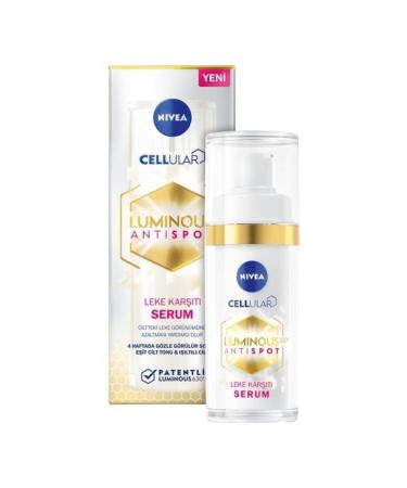 NIVEA Luminous630 Anti-Spot Day Face Cream 40ml and Luminous630 Anti-Spot Serum 30ml with Gift Bag - Buy Online on GoSupps.com