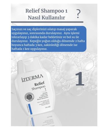 izderma Relief Shampoo Set of 2 - Itching Redness Flaking Anti-Dandruff - Buy Online on GoSupps.com