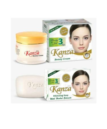 Greengold Kanza Cream Whitening Serum And Soap