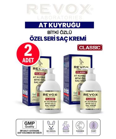 Revox Horsetail Plant Essence Special Hair Care Cream / Set of 2 / 250 ml 250 ml