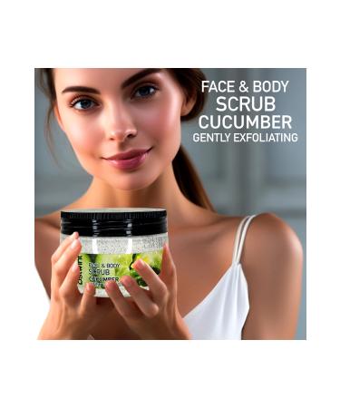 Ostwint Face and Body Peeling Scrub Skin Cleanser Smoothing Circulation Accelerator Cucumber 300ml - Buy Online on GoSupps.com