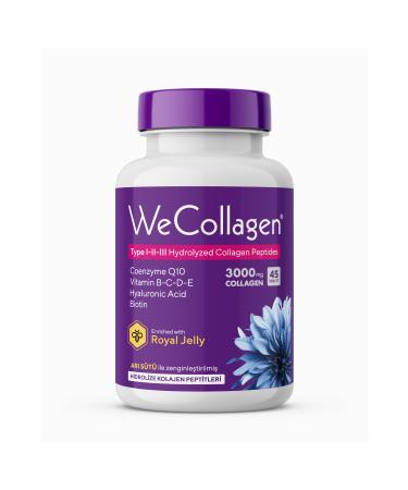 Biomet Wecollagen 45 Tablets Vitamin Supported Skin Care Collagen