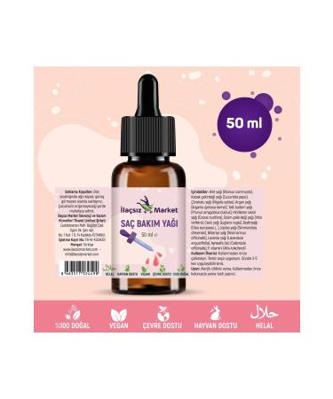 Drug-Free Market Hair Care Oil / 50 Ml