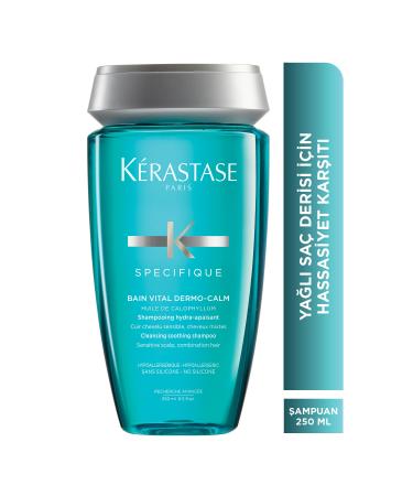 Kerastase Specifique Bain Vital Dermocalme Anti-Sensitivity Shampoo for Oily Scalps 250 ml - Buy Online on GoSupps.com