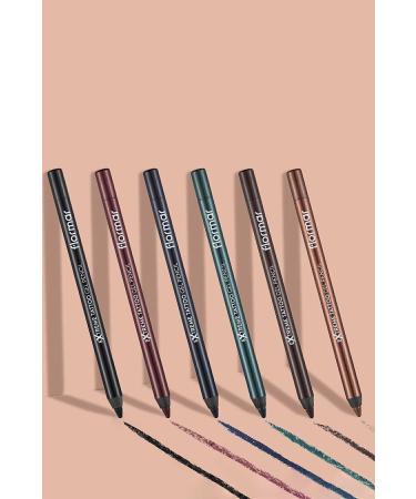 Flormar High Pigmentation Matte Permanent Gel Eyeliner Pencil Creates Eye-Catching Looks - 002 eleg.1298 - Buy Online on GoSupps.com