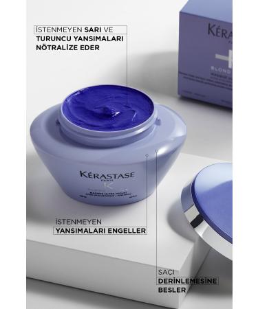 Kerastase Blond Absolu Ultra Violet Purple Silver Mask 200ml - Buy Online on GoSupps.com