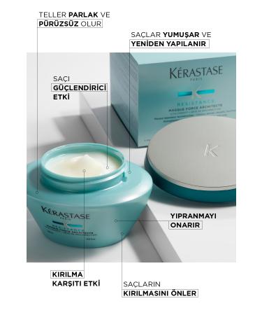 Kerastase Resistance Reconstruction Masque Force Architecte Repairing Masque for Weak and Damaged Hair - Buy Online on GoSupps.com
