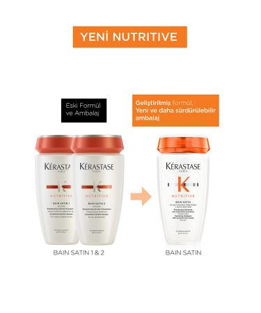 Kerastase Nutritive Bain Satin Moisturizing Shampoo 250 ml - Buy Online on GoSupps.com