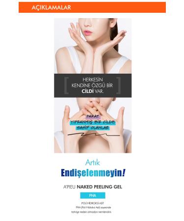 Missha Pha Containing Sensitive and Moisturizing Peeling Gel A'PIEU Naked Peeling Gel (PHA) - Buy Online on GoSupps.com